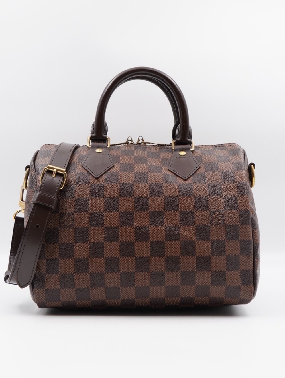 CI26 ❤️ Louis Vuitton Damier Ebene Speedy Bandouliere 25